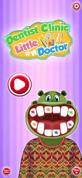 Hippo’s Doctor : Dentist Games Ảnh chụp màn hình 3