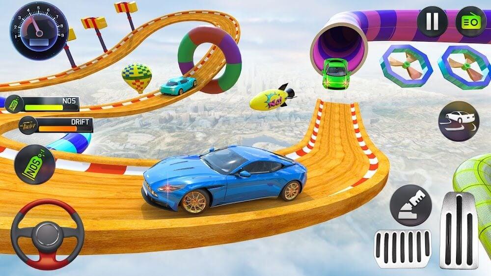 Mega Ramp Car Stunts Race Captura de pantalla 3