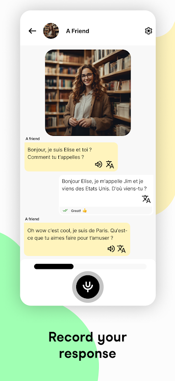 Univerbal - AI Language tutor Capture d'écran 4