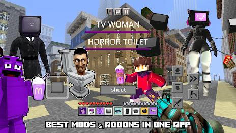 Horror Toilet Mods Minecraft Captura de pantalla 2