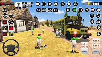 Offroad School Bus Driver Game Tangkapan skrin 4