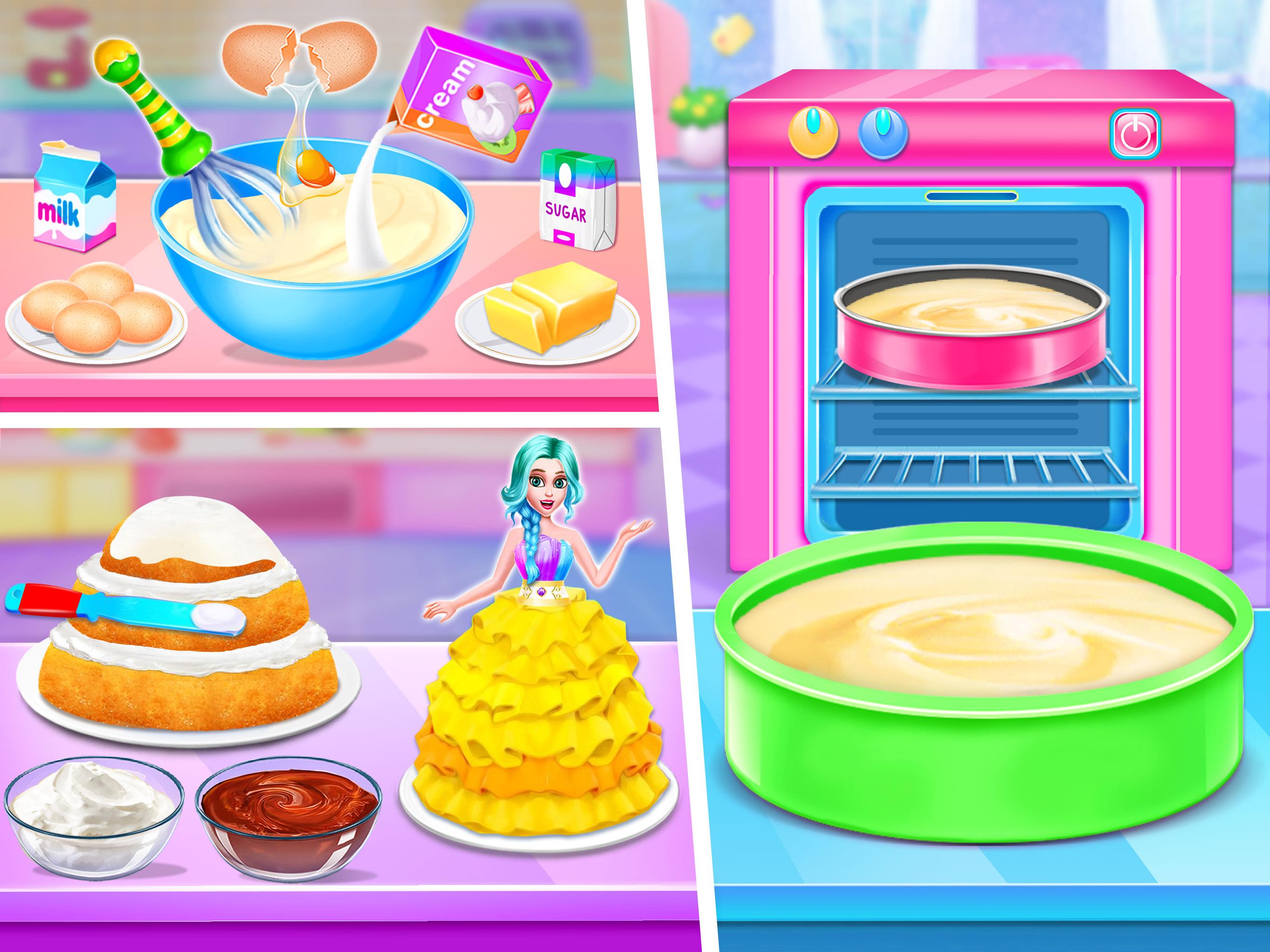 Doll House Cake Maker Game 스크린샷 2