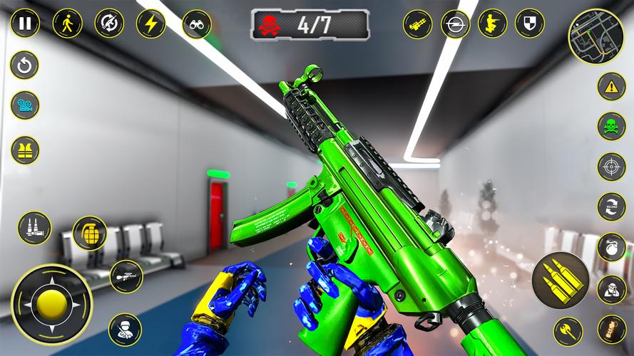 Robot Shooting Game ဖန်သားပြင်ဓာတ်ပုံ 2