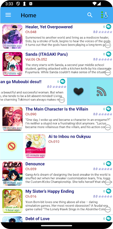 Manga World - Online Reader स्क्रीनशॉट 3