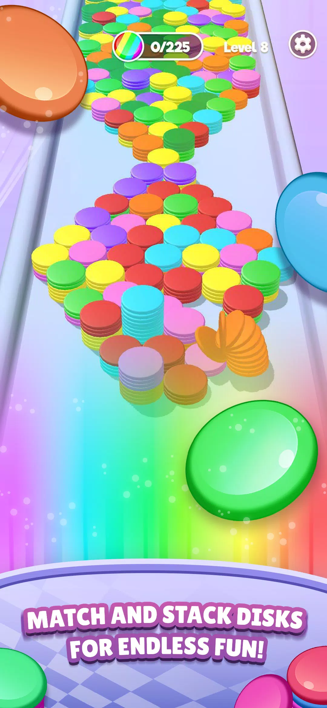 Stack Blast - Disk Shooter স্ক্রিনশট 1