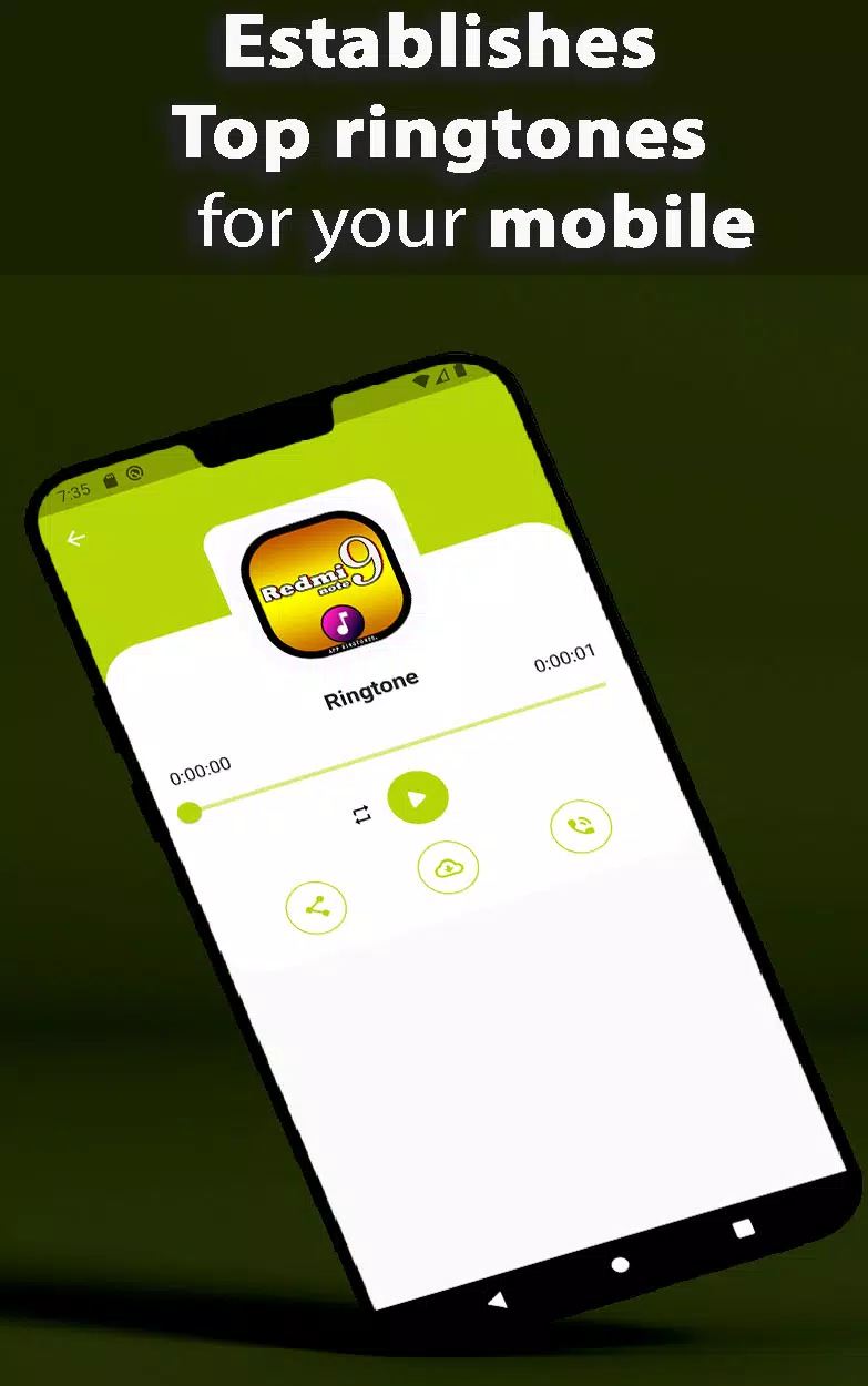 Redmi Note 9 Ringtone App Ekran Görüntüsü 4