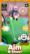 OneShot Golf - Robot Golf Game Скриншот 1