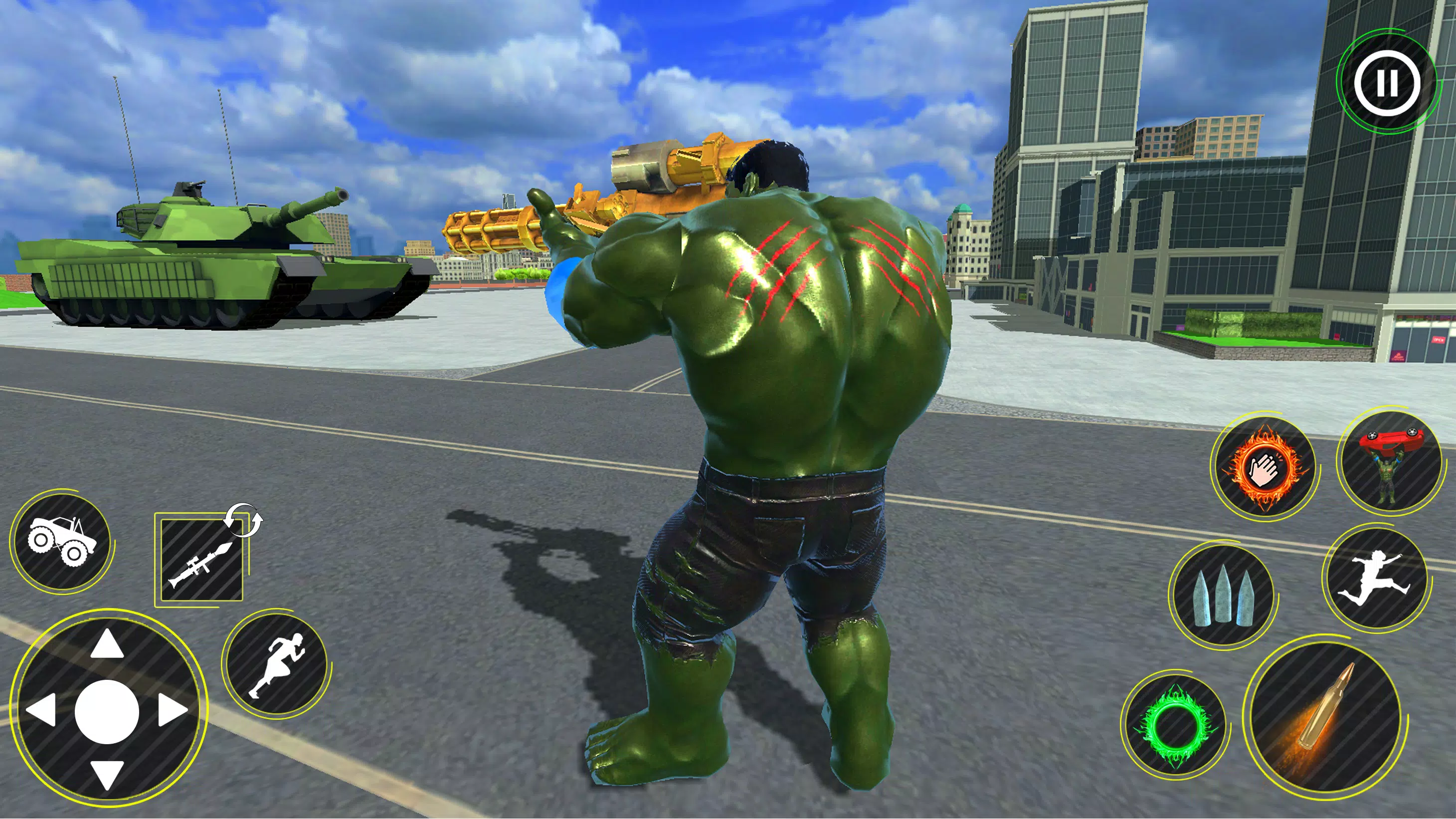 Incredible Monster Hero 3D War应用截图第3张