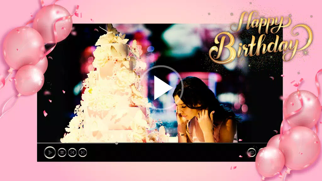 Make Birthday Video With Music 스크린샷 3