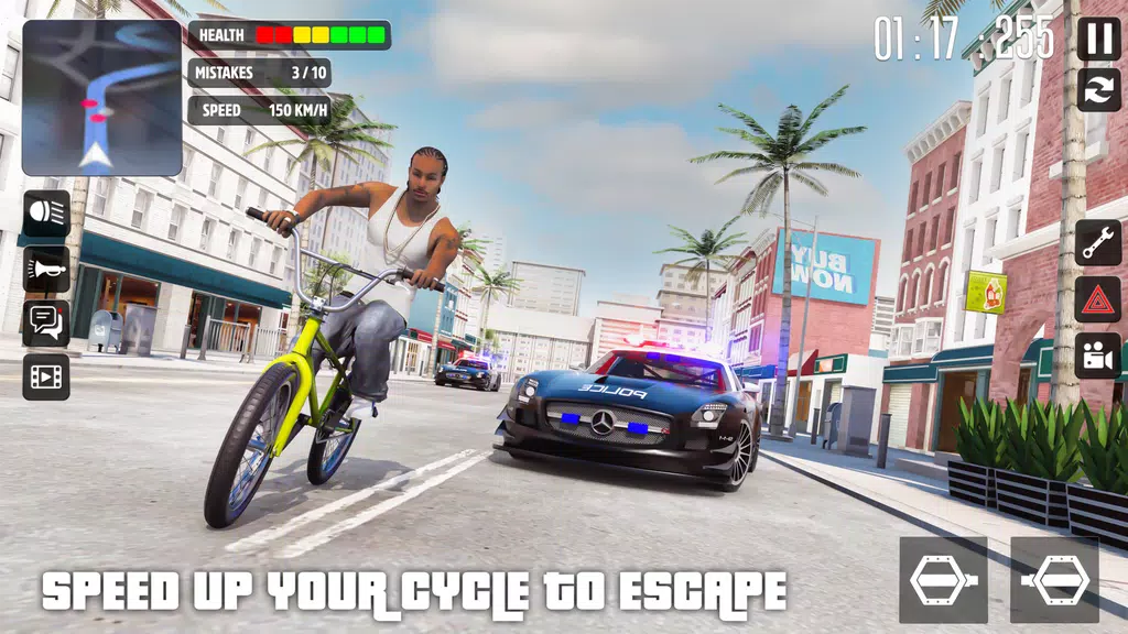 Offroad-BMX-Fahrer-Zyklusspiel Screenshot 4