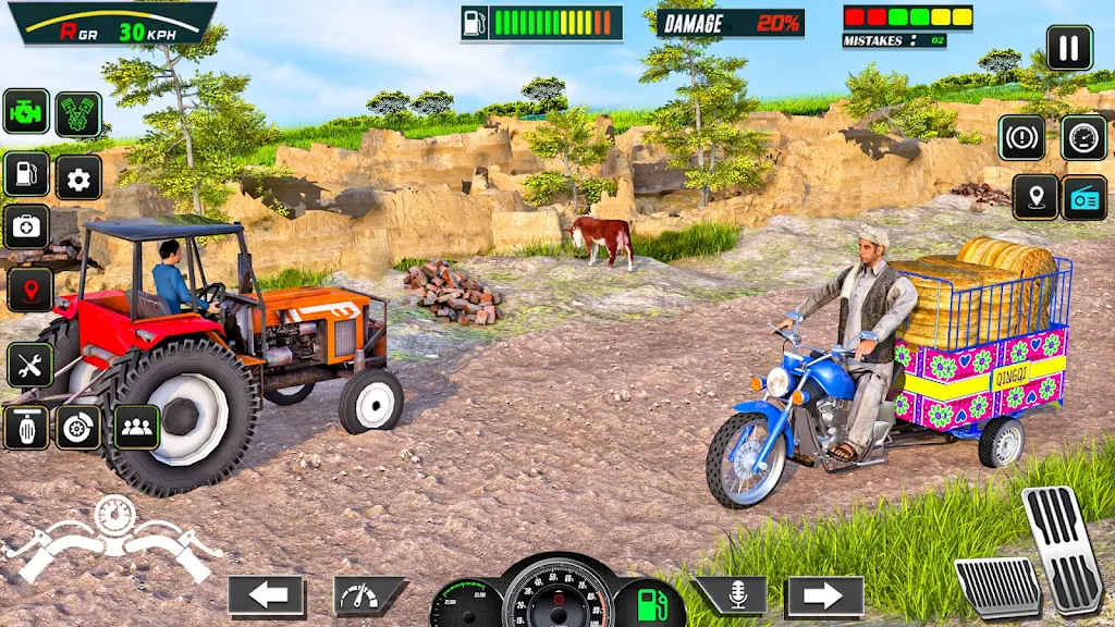 Tuk Tuk Rickshaw: Auto Game Ekran Görüntüsü 1