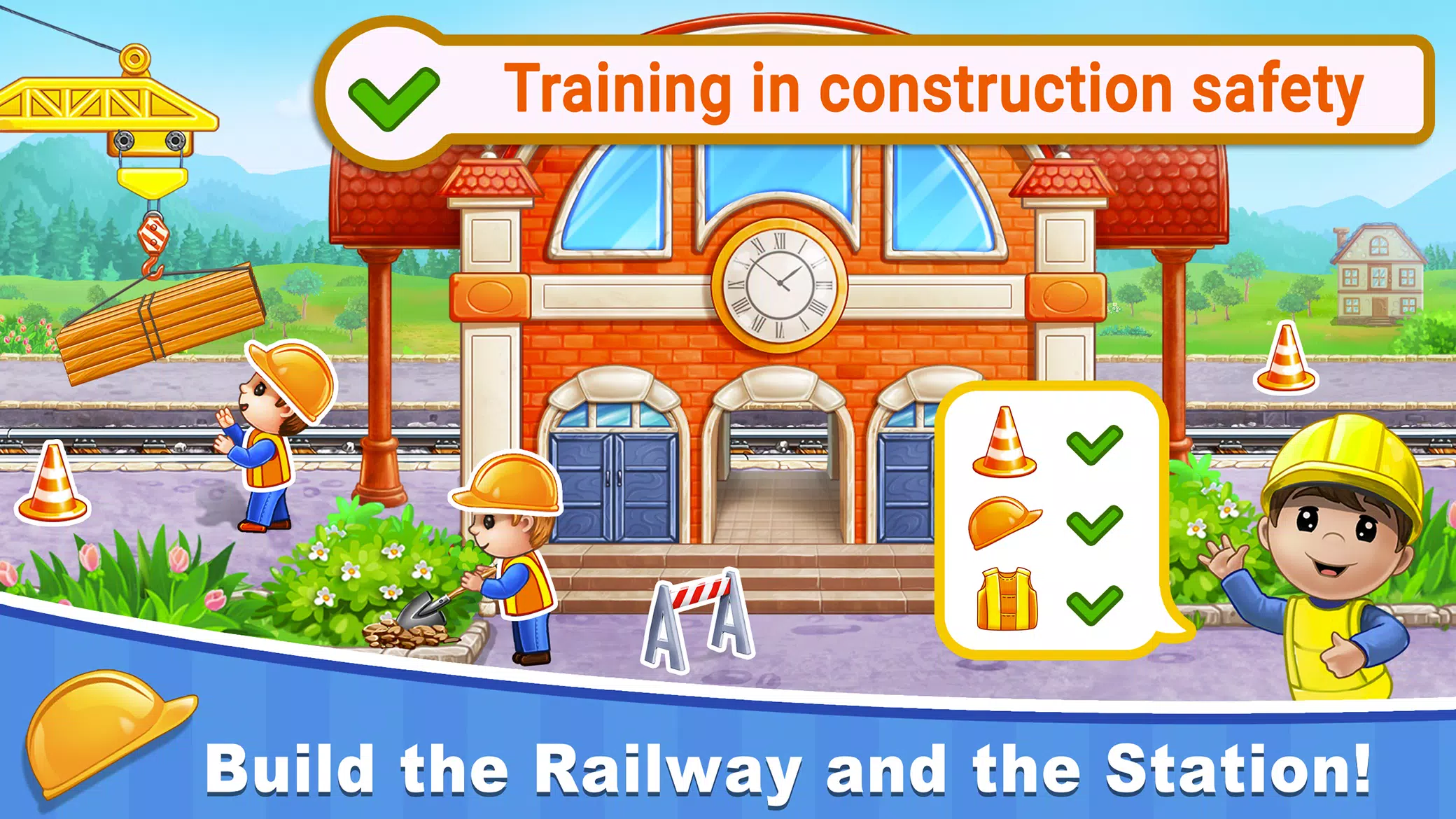 Train Games for Kids: station Zrzut ekranu 3