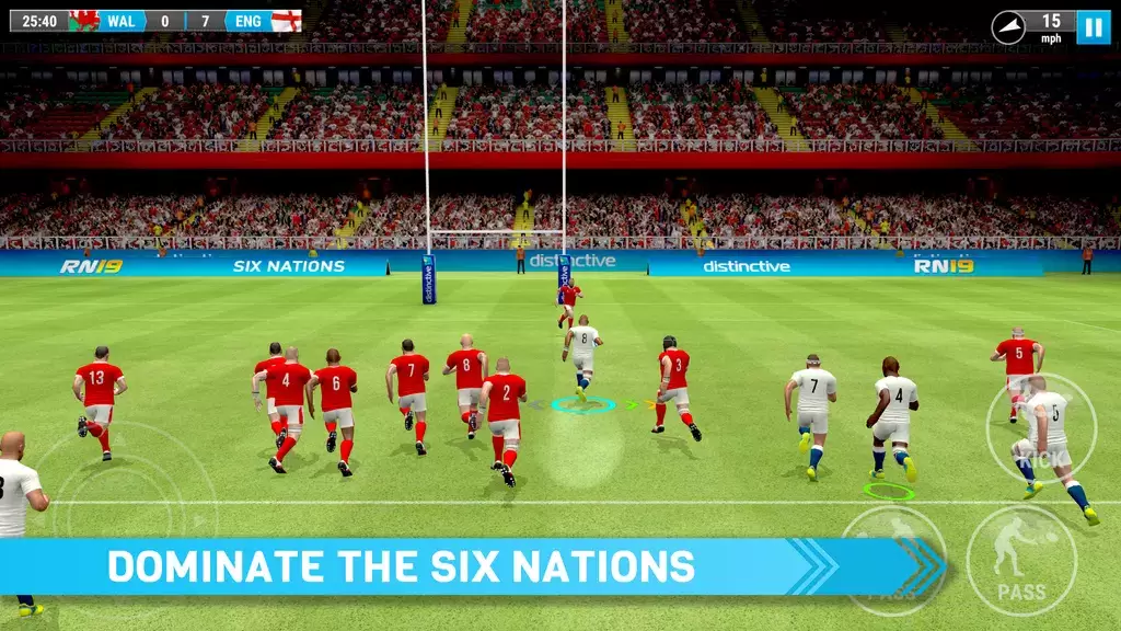 Rugby Nations 19 Schermafbeelding 1