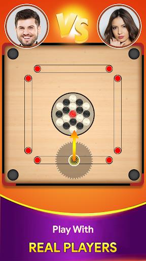 Carrom board game - Carrom Pro Capture d'écran 1