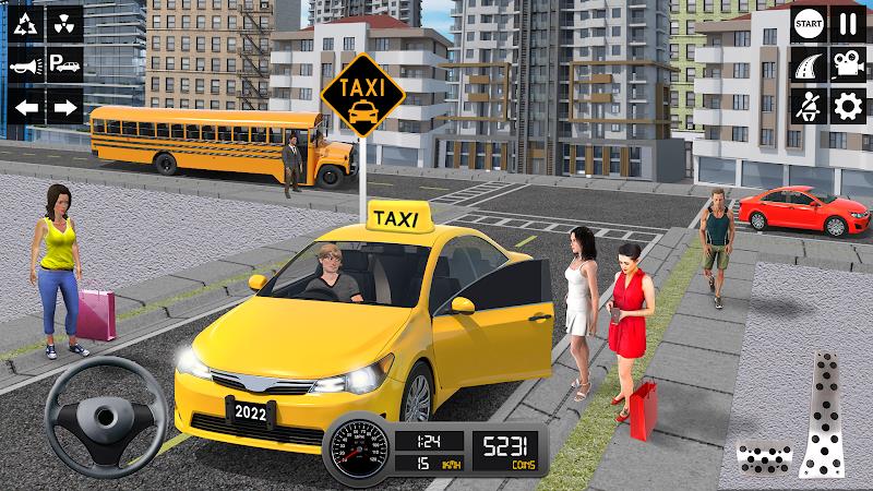 Taxi Simulator 3d Taxi Sim Tangkapan skrin 4