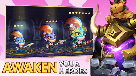 Heroes Legend: Idle Battle War Mod Ảnh chụp màn hình 2