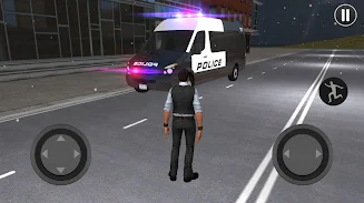 American Police Van Driving Captura de pantalla 2