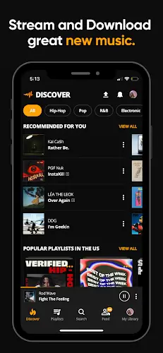 Schermata Audiomack: Music Downloader 1