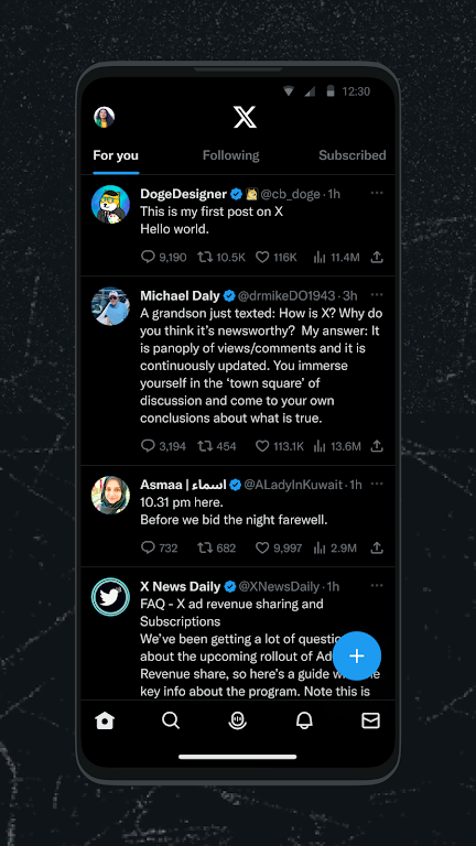 Twitter (X) Schermafbeelding 1