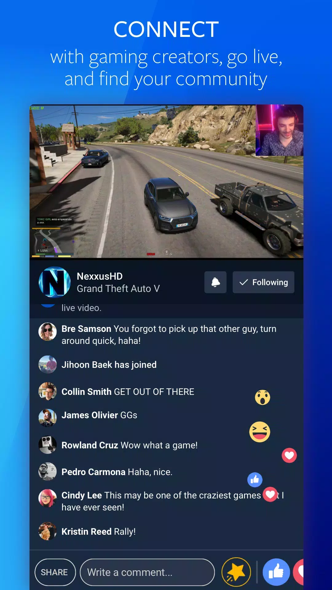 FaÇebook Gaming: Play, Watch, Ekran Görüntüsü 3