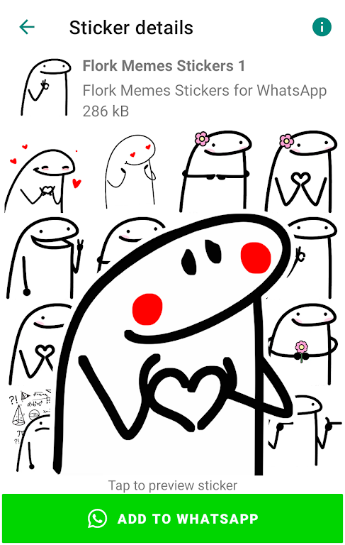 Flork memes stickers WASticker Captura de pantalla 3