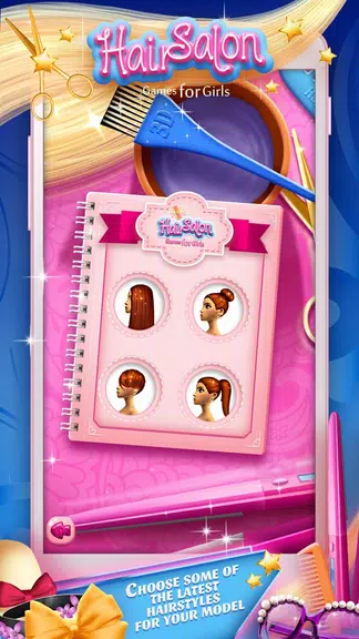 Hair Salon Games for Girls Schermafbeelding 3