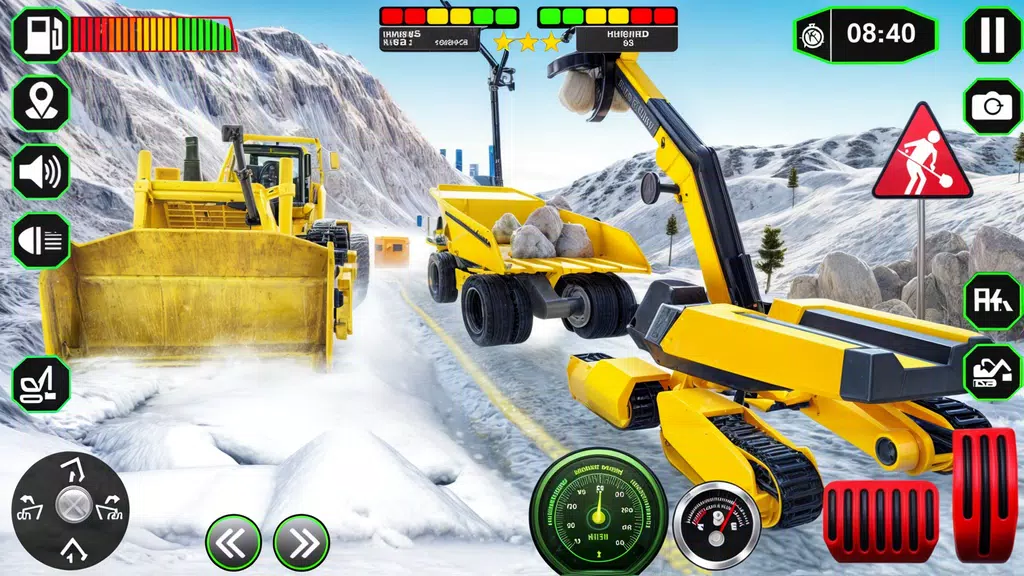 Real Heavy Snow Plow Truck Captura de tela 4