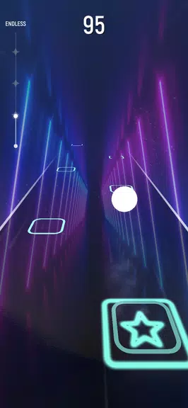 BTS Tiles Hop K-POP Neon Army Screenshot 2