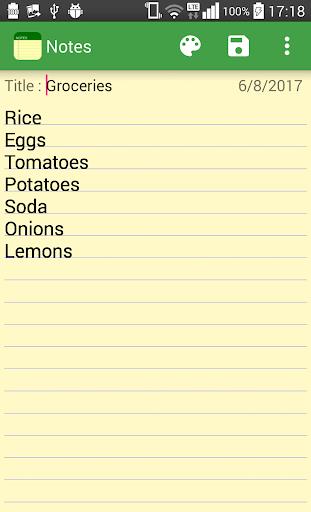 Notes - Notepad Captura de pantalla 2