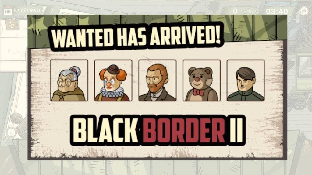 Black Border 2首次首次更新