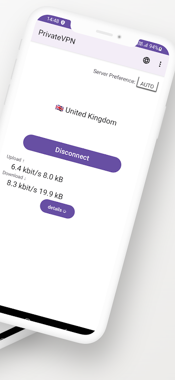 PrivateVPN : secure vpn proxy Captura de tela 3