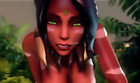 <p>Begin op een episch avontuur in de ongetemde jungles van Kumungu met onze aangrijpende Nidalee Queen of the Jungle app! Terwijl onze dappere held voet zet in dit mysterieuze en gevaarlijke land, heeft hij geen idee van de gevaren die hem te wachten staan. Samen met zijn onverschrokken metgezellen worden ze al snel opgejaagd door woeste wezens en bloeddorstige planten. Onze held vecht voor zijn leven en moet door het verraderlijke landschap navigeren om te ontsnappen. Plotseling wordt hij wakker en staat hij oog in oog met de boeiende Nidalee, die hem de kans biedt zichzelf te verlossen. Maar pas op: deze app is niet voor angsthazen, met spannende ontmoetingen en stomende momenten met Nidalee. Met verbluffende graphics en onverwachte wendingen zorgt deze app ervoor dat je op het puntje van je stoel blijft zitten! Zorg ervoor dat uw apparaat aan de vereiste specificaties voldoet om optimaal van deze opwindende ervaring te kunnen genieten. Ben jij klaar voor de uitdaging?</p>
<p><img src=