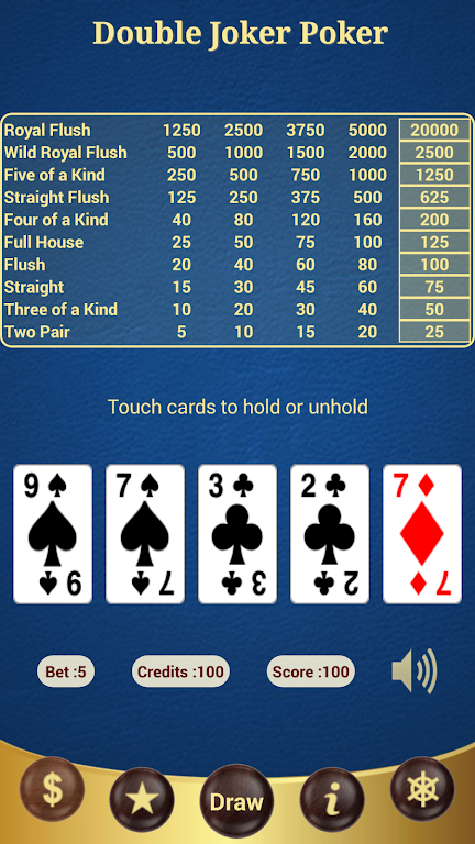 Double Joker Poker应用截图第1张
