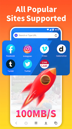 Tube Video Downloader & VPN ဖန်သားပြင်ဓာတ်ပုံ 2
