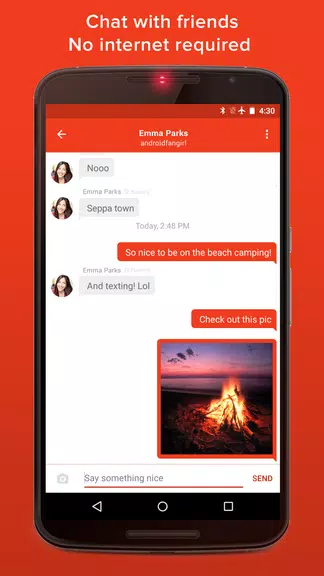 FireChat Captura de pantalla 1