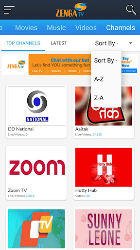 ZengaTV Mobile TV Live TV Screenshot 4