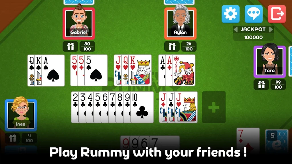 Multiplayer Rummy Game Zrzut ekranu 3