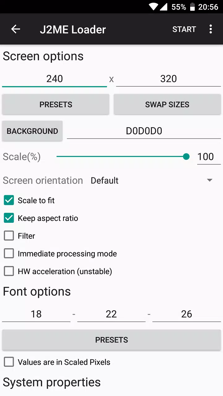 J2ME Loader Screenshot 2