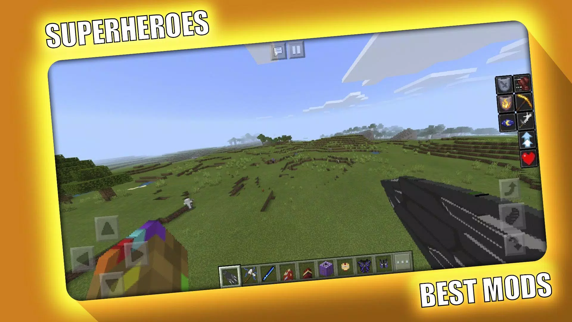 Superheroes Mod for Minecraft Ảnh chụp màn hình 4