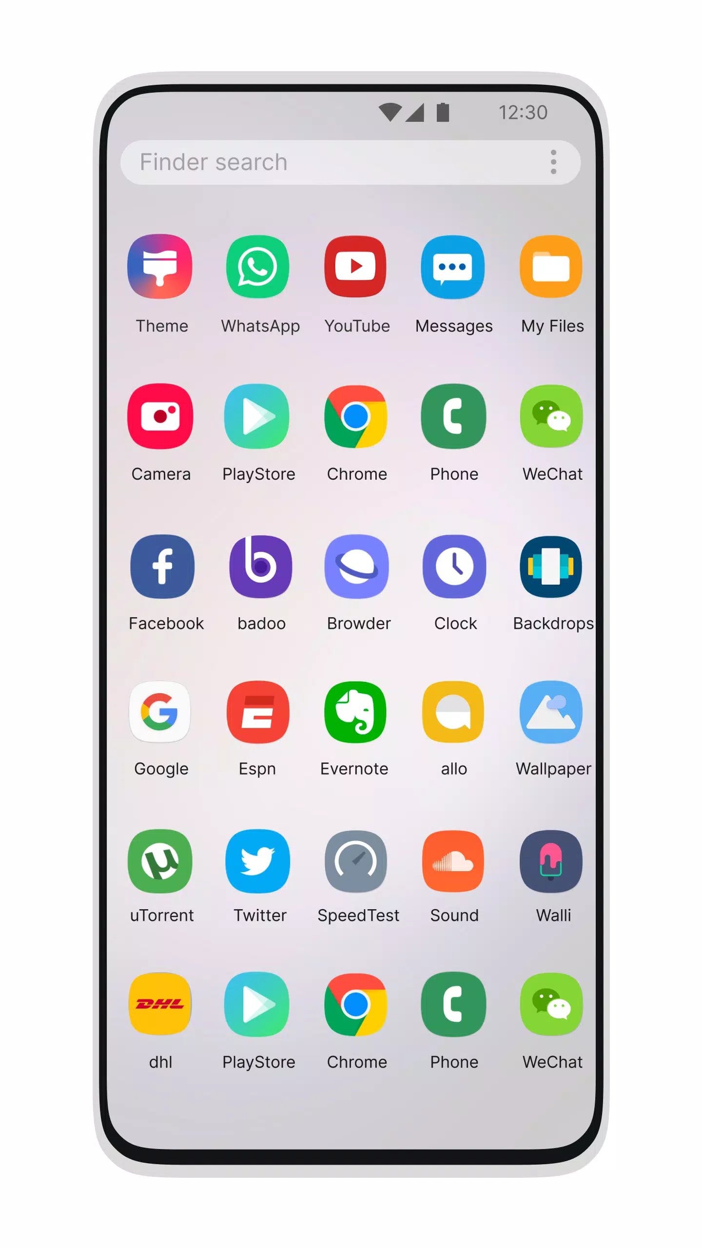 Galaxy S24 Style Launcher Скриншот 2