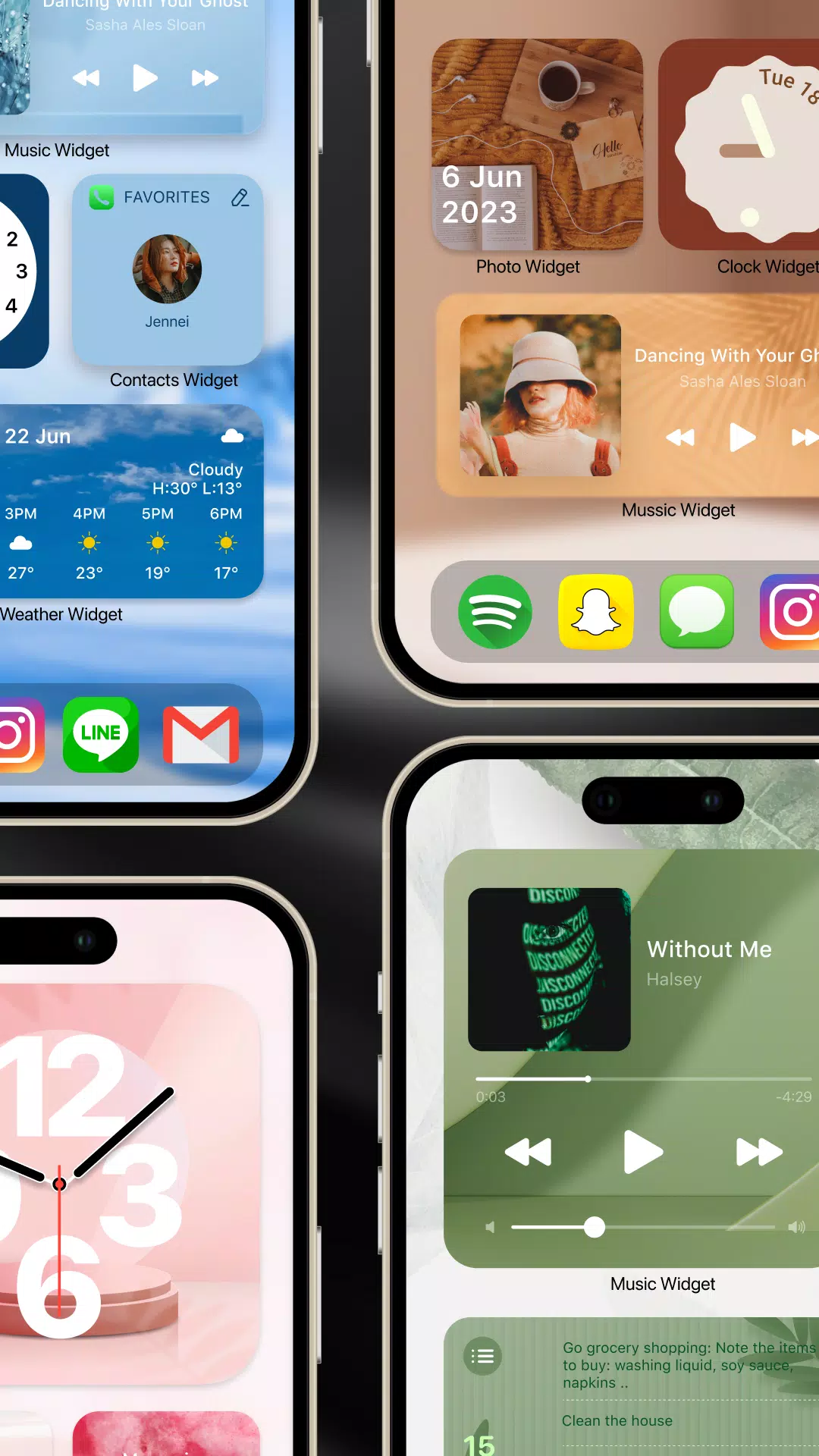 Laka Widgets: Widget OS 18 Schermafbeelding 2
