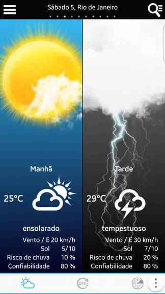 Weather for Brazil and World Schermafbeelding 1