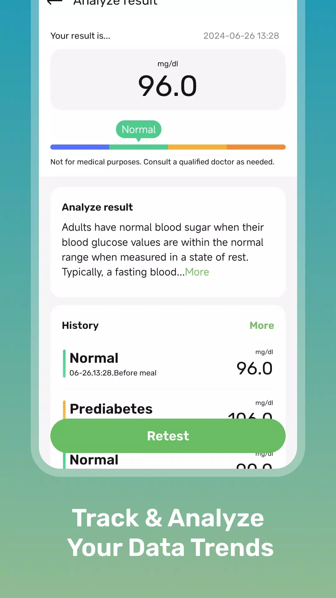 Health Sense: Blood Sugar Hub Скриншот 4