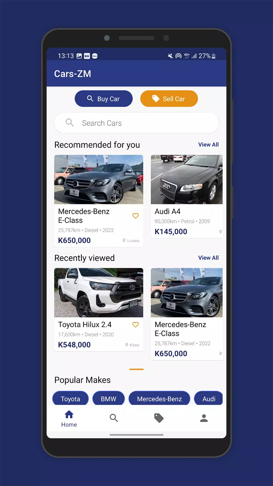 Cars Zambia - Buy & Sell Cars 스크린샷 2