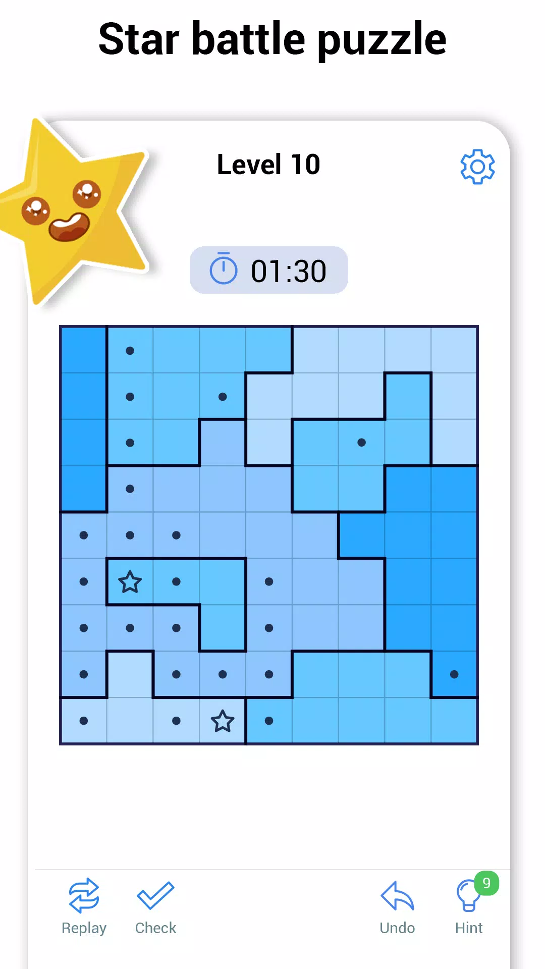 Star Battles - Logic Puzzles Ảnh chụp màn hình 1