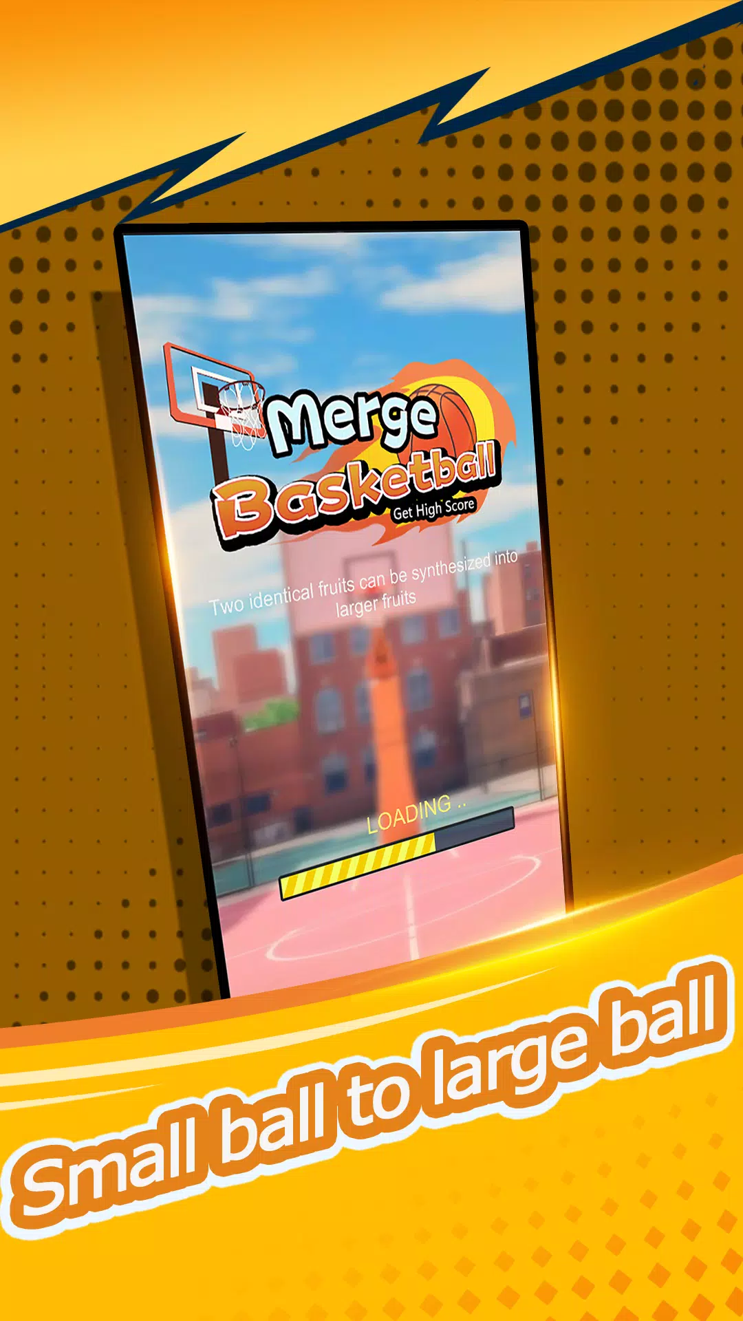 Merge Basketball:Get HighScore Schermafbeelding 1