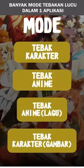 Schermata Wibu Elite: Tebak Lagu, Anime, dan Karakternya 2