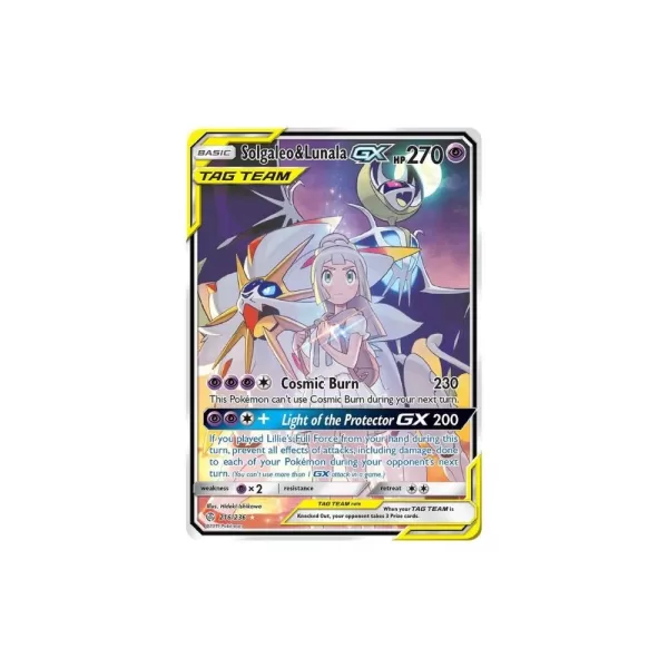 Solgaleo & Lunala GX 216/236