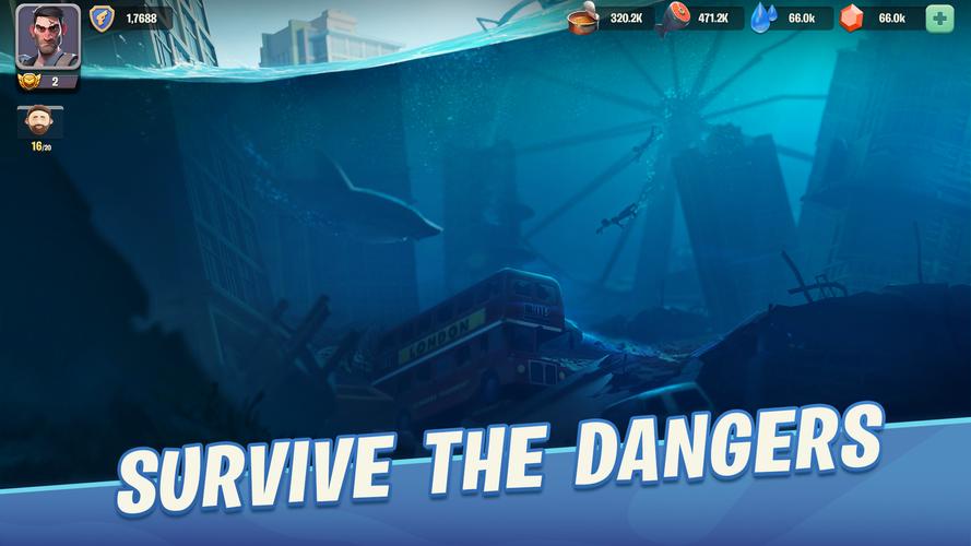 Water World Survival Captura de pantalla 2