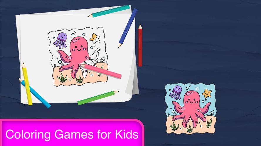 Coloring Games for Kids, Paint Capture d'écran 2